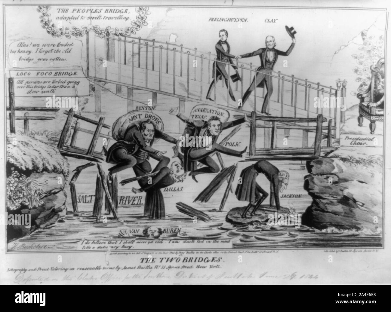 Les deux ponts Banque D'Images