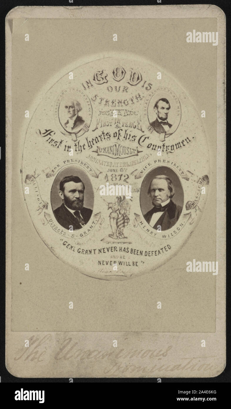 La nomination unanime / Doremus Art Gallery, 218, rue Main, Paterson, au New Jersey. Banque D'Images