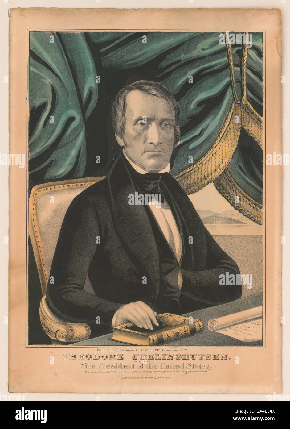 Theodore Frelinghuysen : nommé au poste de vice-président de l'United States Banque D'Images