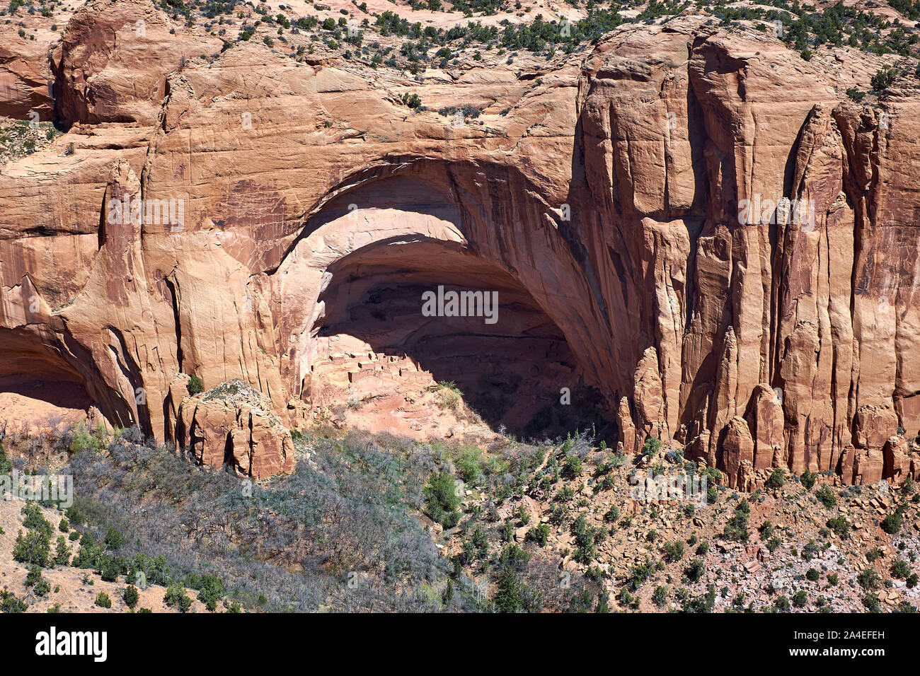 Arizona - Native American Cliff dwellings à Betatakin Ruin, Navajo National Monument en Arizona, États-Unis Banque D'Images