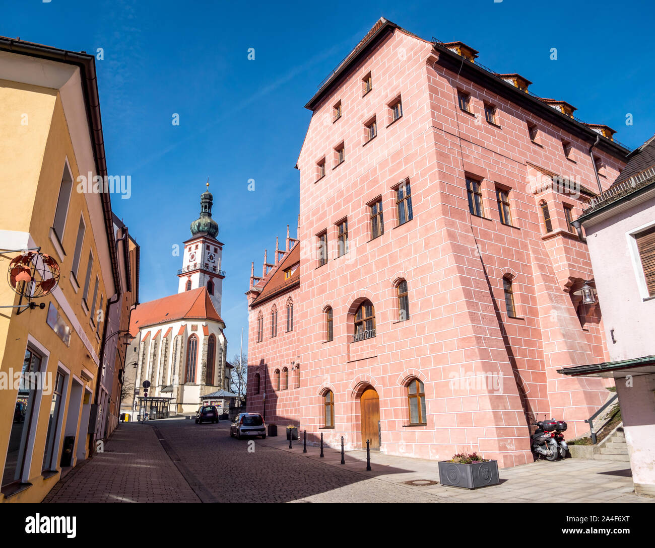 Dans le Panorama Sulzbach-Rosenberg Haut-palatinat Banque D'Images