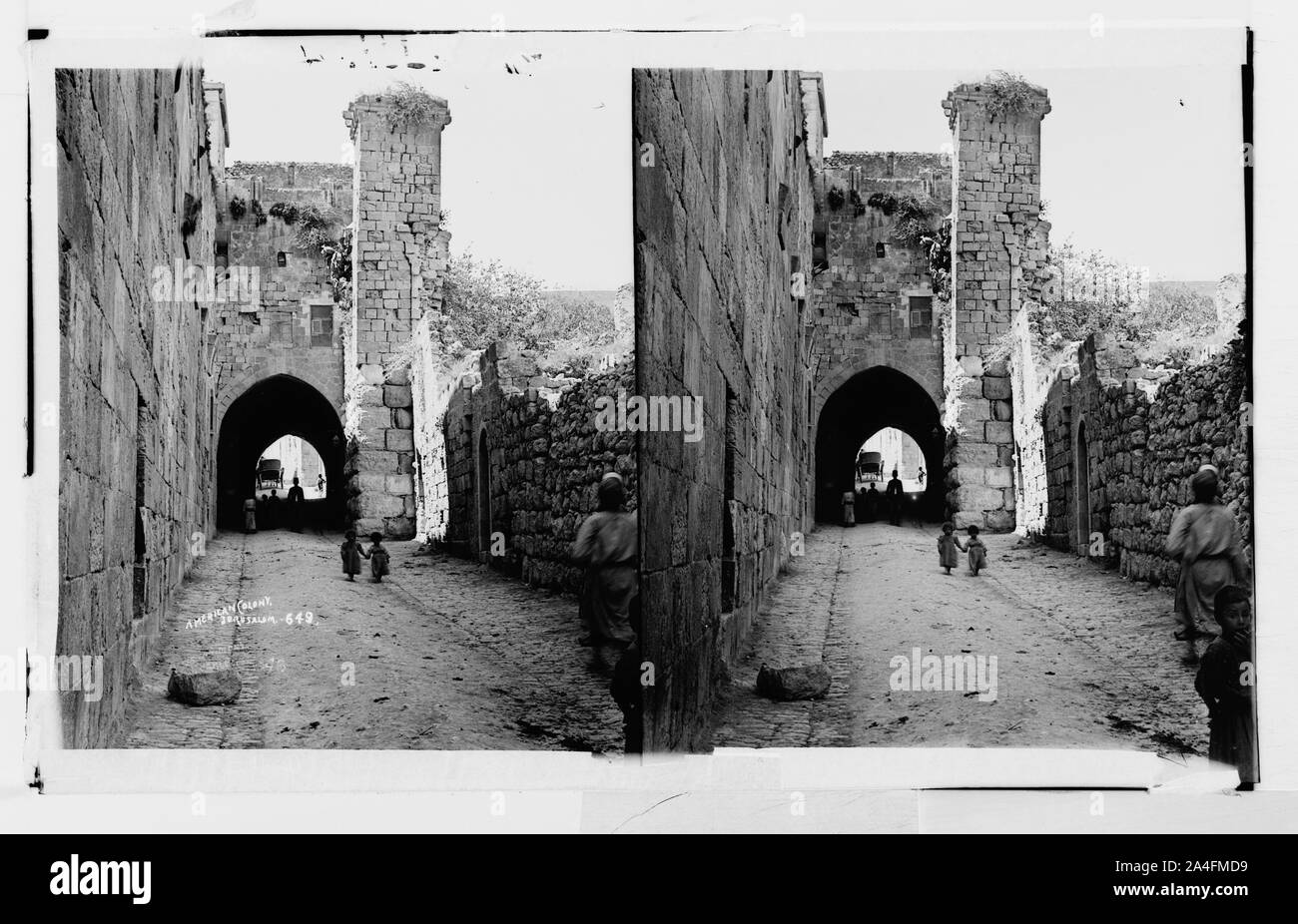 Tour d'Antonia, Jérusalem. Banque D'Images