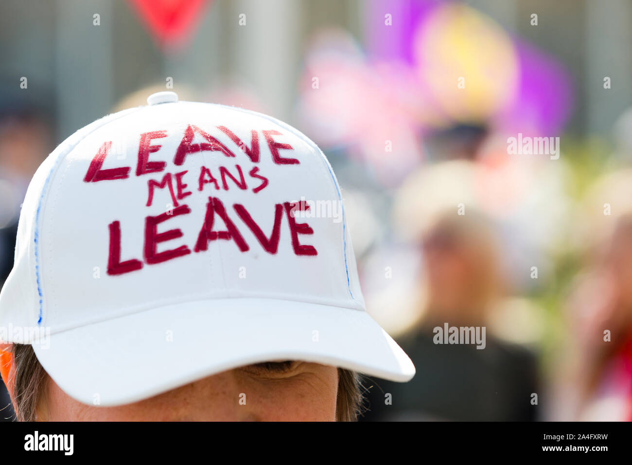 Londres, Royaume-Uni. Pro-Brexit de protestation. Banque D'Images