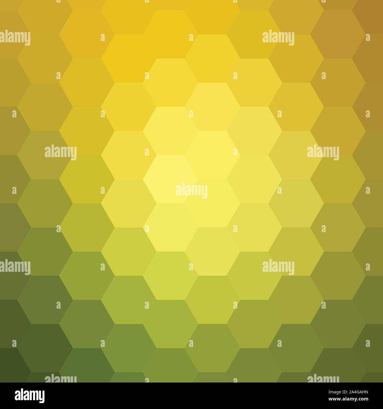 Dans l'arrière-plan coloré lumineux style polygonal. jaune, vert, à six pans d'or Illustration de Vecteur