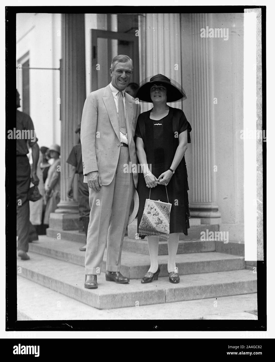 Le Président Tris & femme, 6/20/25 Banque D'Images