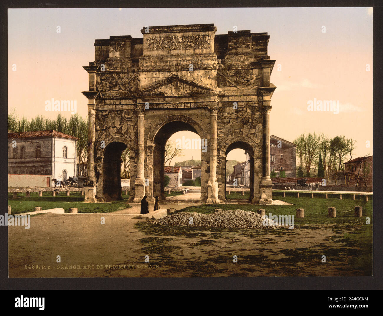 Arc de Triomphe, Orange, Provence, France Banque D'Images