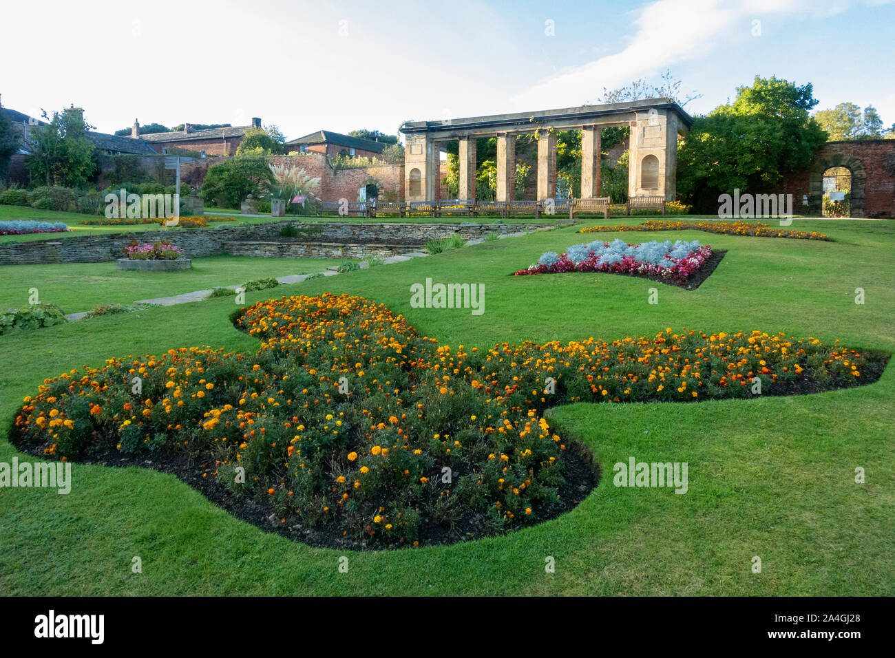 Cannon Hall Gardens, Cawthorne, Barnsley, South Yorkshire, Angleterre, Royaume-Uni Banque D'Images