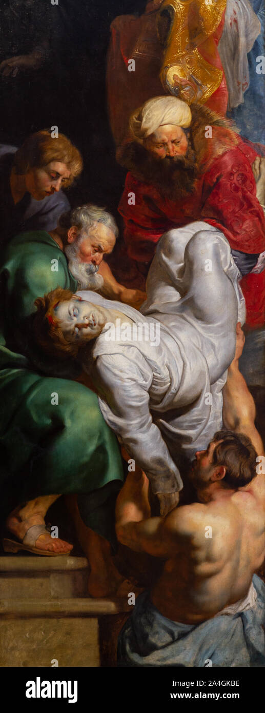 'Le corps de Saint Stephen' par de Peter Paul Rubens (1577-1640). Musée des Beaux-Arts de Valenciennes, France. Banque D'Images