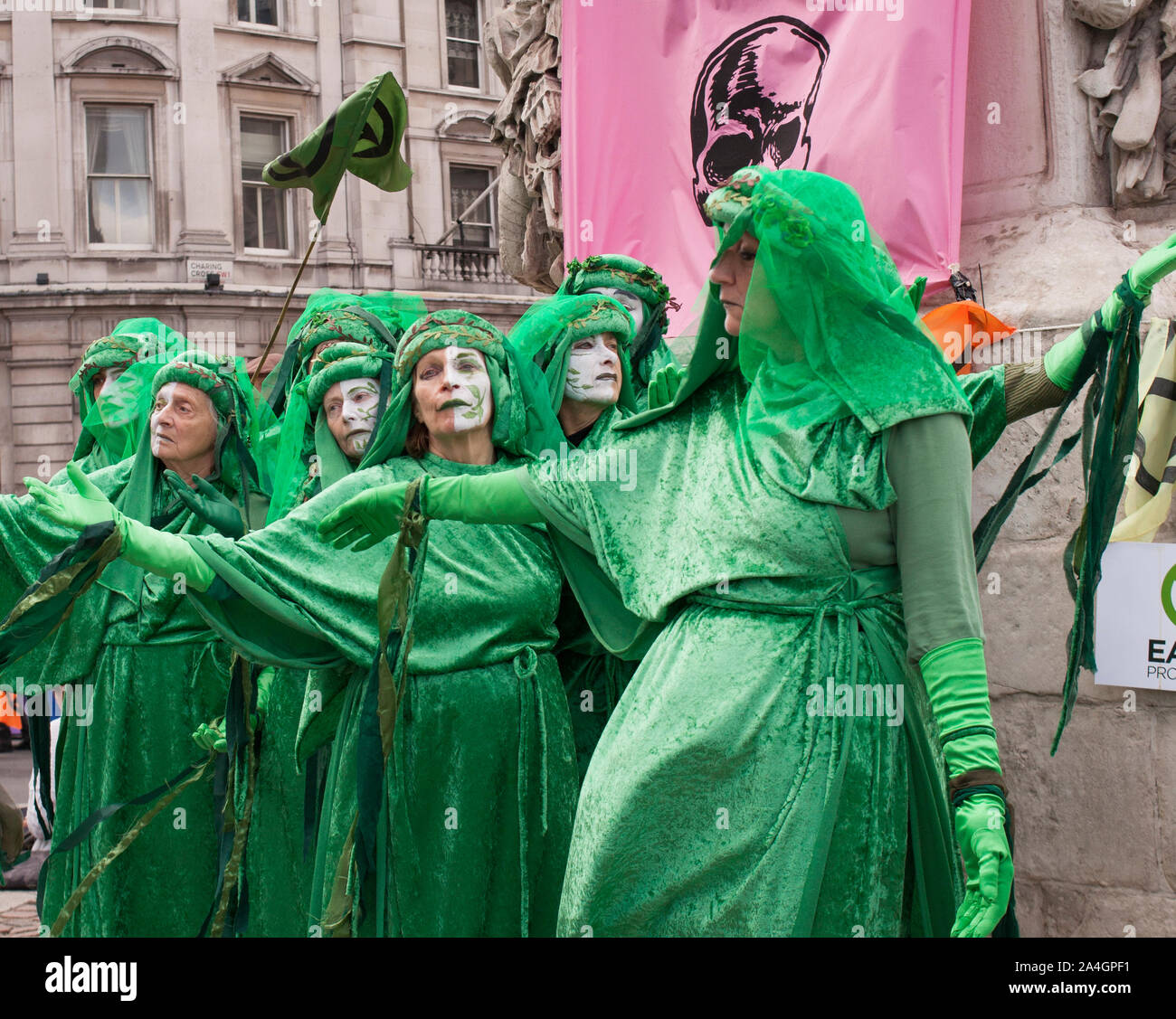 Rébellion Extinction protester ,2019 Londres, Royaume-Uni Banque D'Images