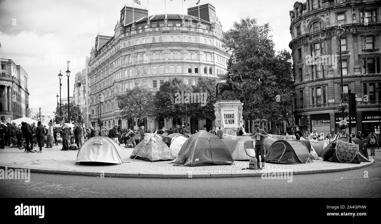 Rébellion Extinction protester ,2019 Londres, Royaume-Uni Banque D'Images