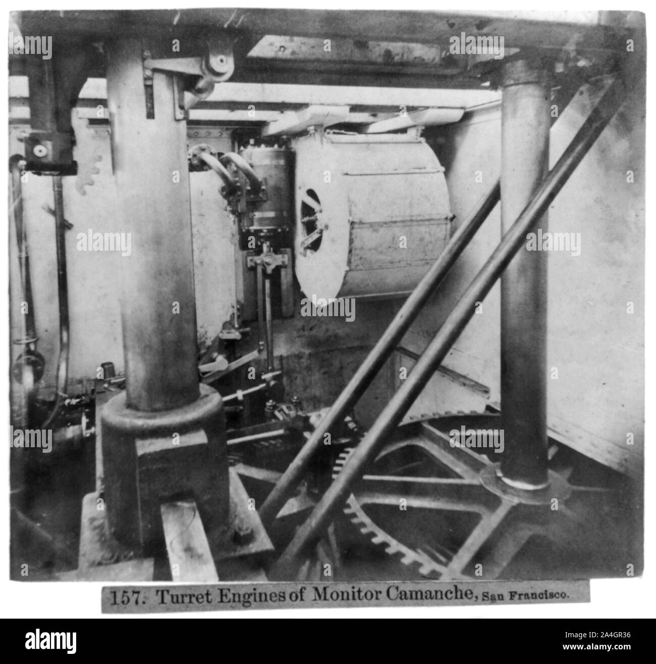 Moteurs de tourelle Surveiller CAMANCHE, San Francisco Banque D'Images