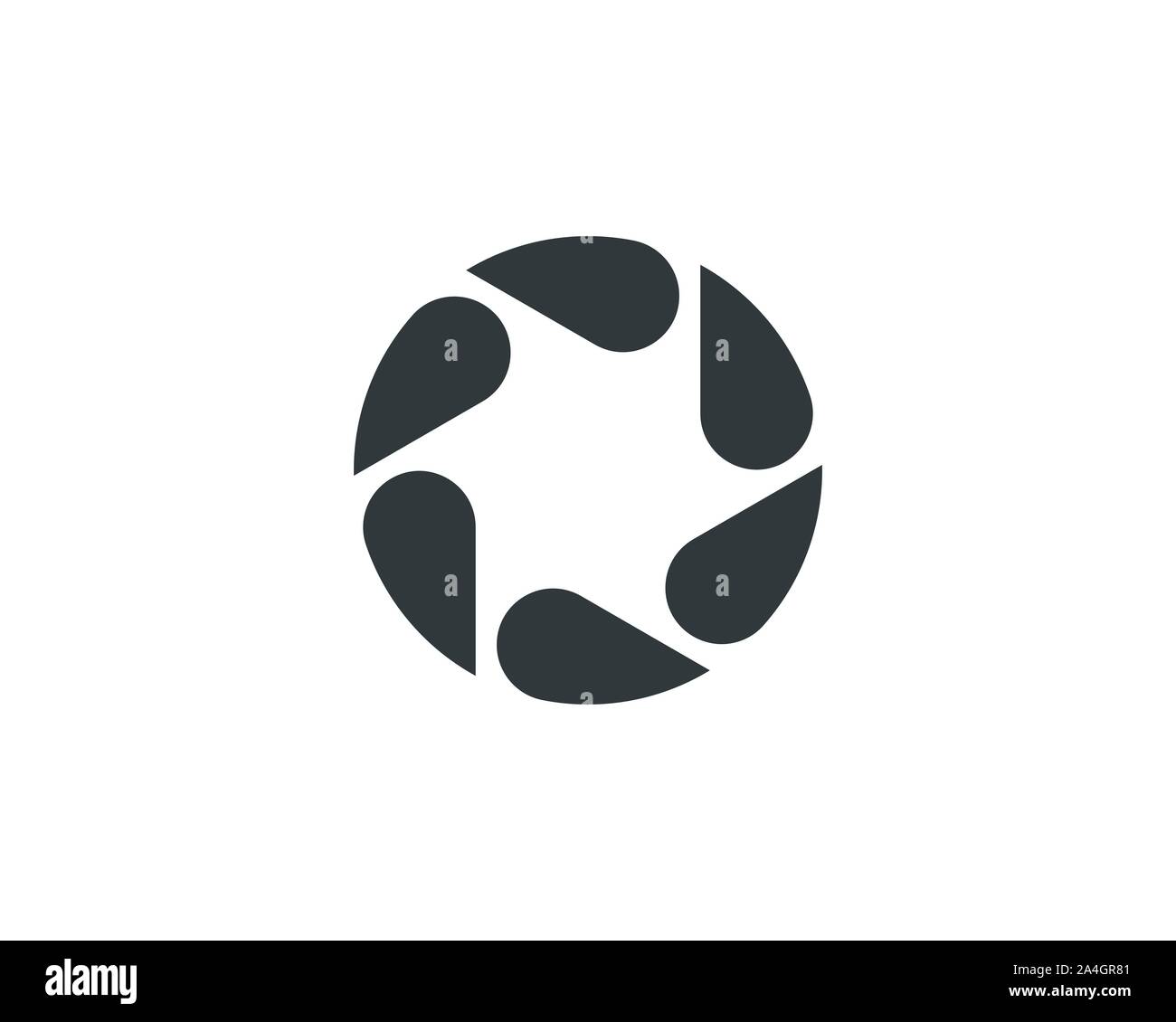 Modèle de conception de logo photographie icône vecteur illustration Illustration de Vecteur