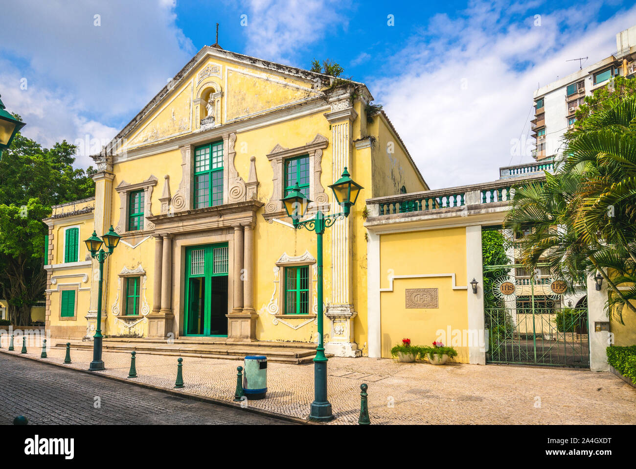 L'église Saint Augustin, Macao, Chine Banque D'Images