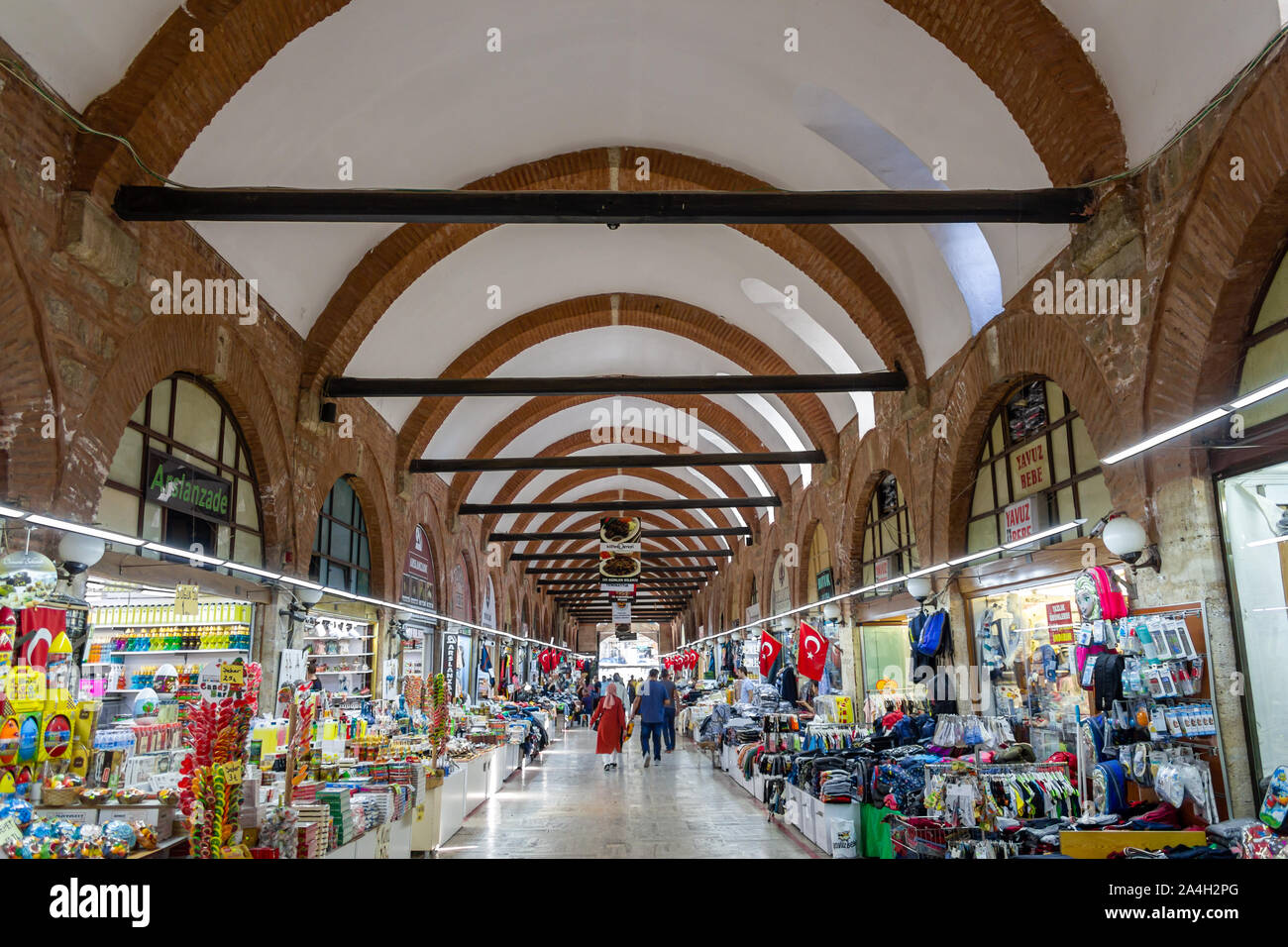 Edirne / Turquie - 02 octobre 2019 : Grand Bazar mosquée Selimiye Selimiye ( Arastasi) Banque D'Images