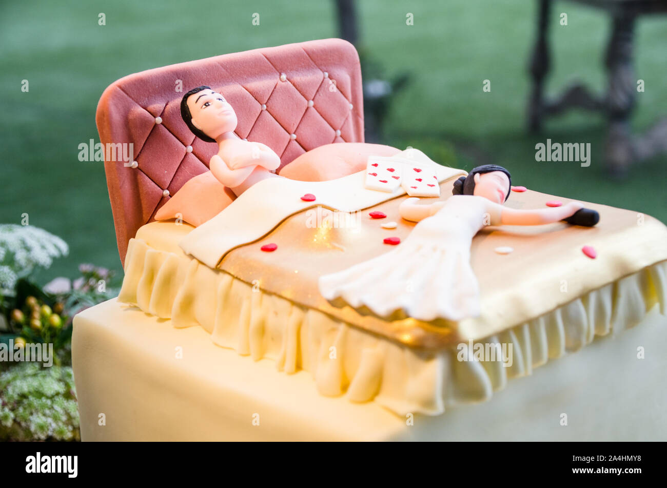 Funny Wedding Cake Banque D Image Et Photos Alamy
