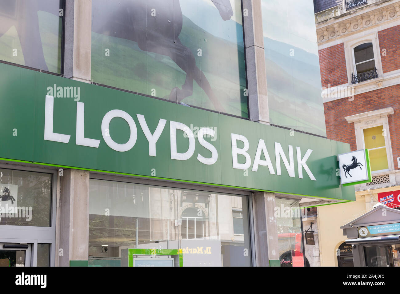 Lloyds TSB Bank signe, UK Banque D'Images