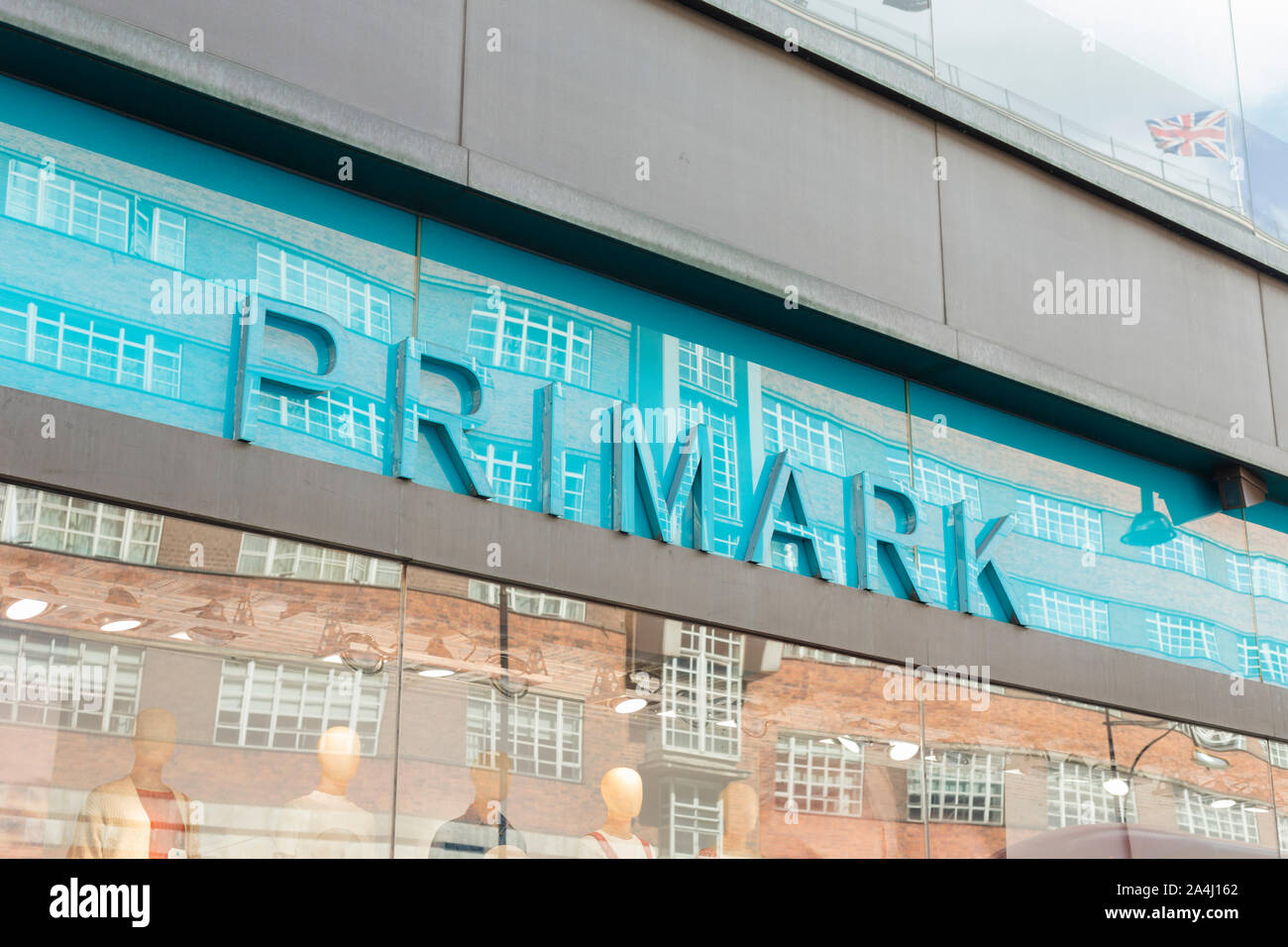 Logo signe Primark, Londres, Angleterre Banque D'Images