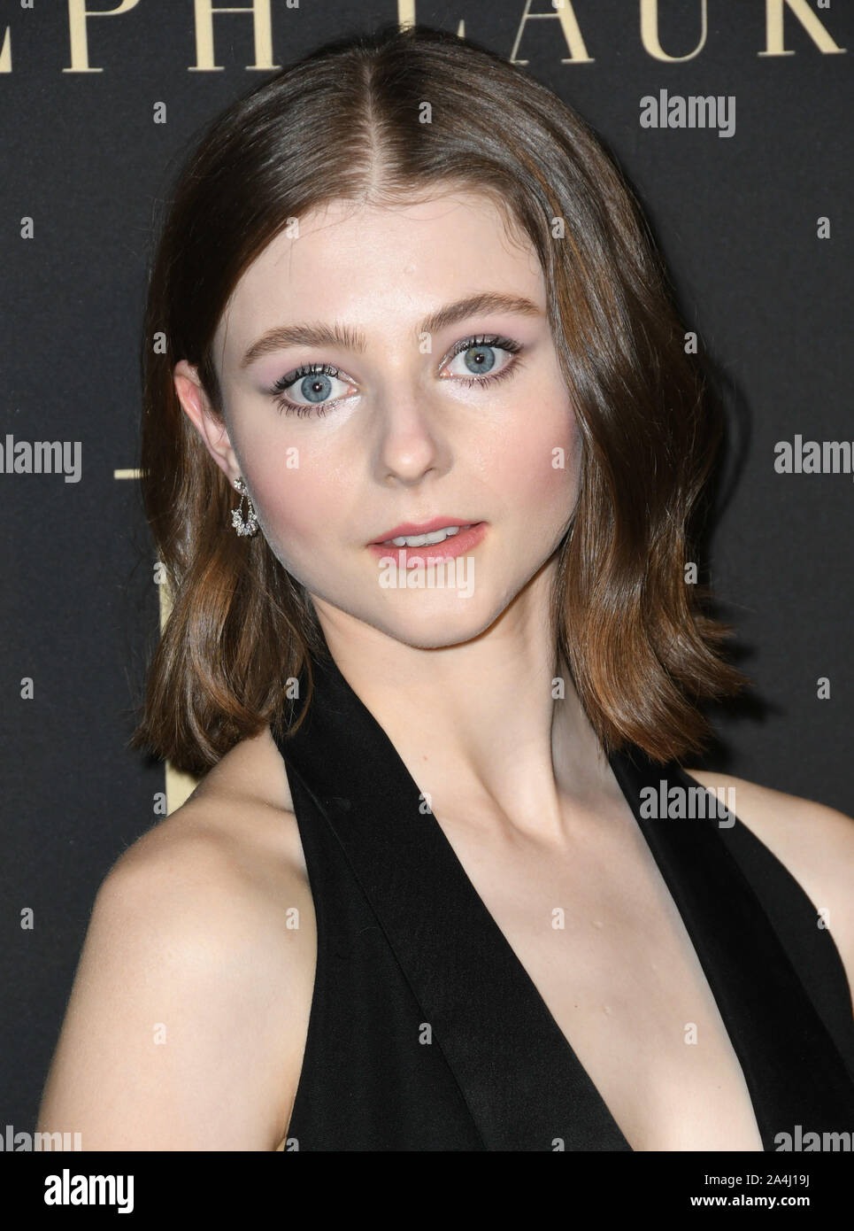 14 octobre 2019, Los Angeles, Californie, USA : 14 octobre 2019 - Los Angeles, Californie - Thomasin McKenzie. 2019 femmes à Hollywood elle tenue à l'hôtel Beverly Wilshire Four Seasons Hotel. Crédit photo : Birdie Thompson/AdMedia (crédit Image : © Birdie Thompson/AdMedia via Zuma sur le fil) Banque D'Images