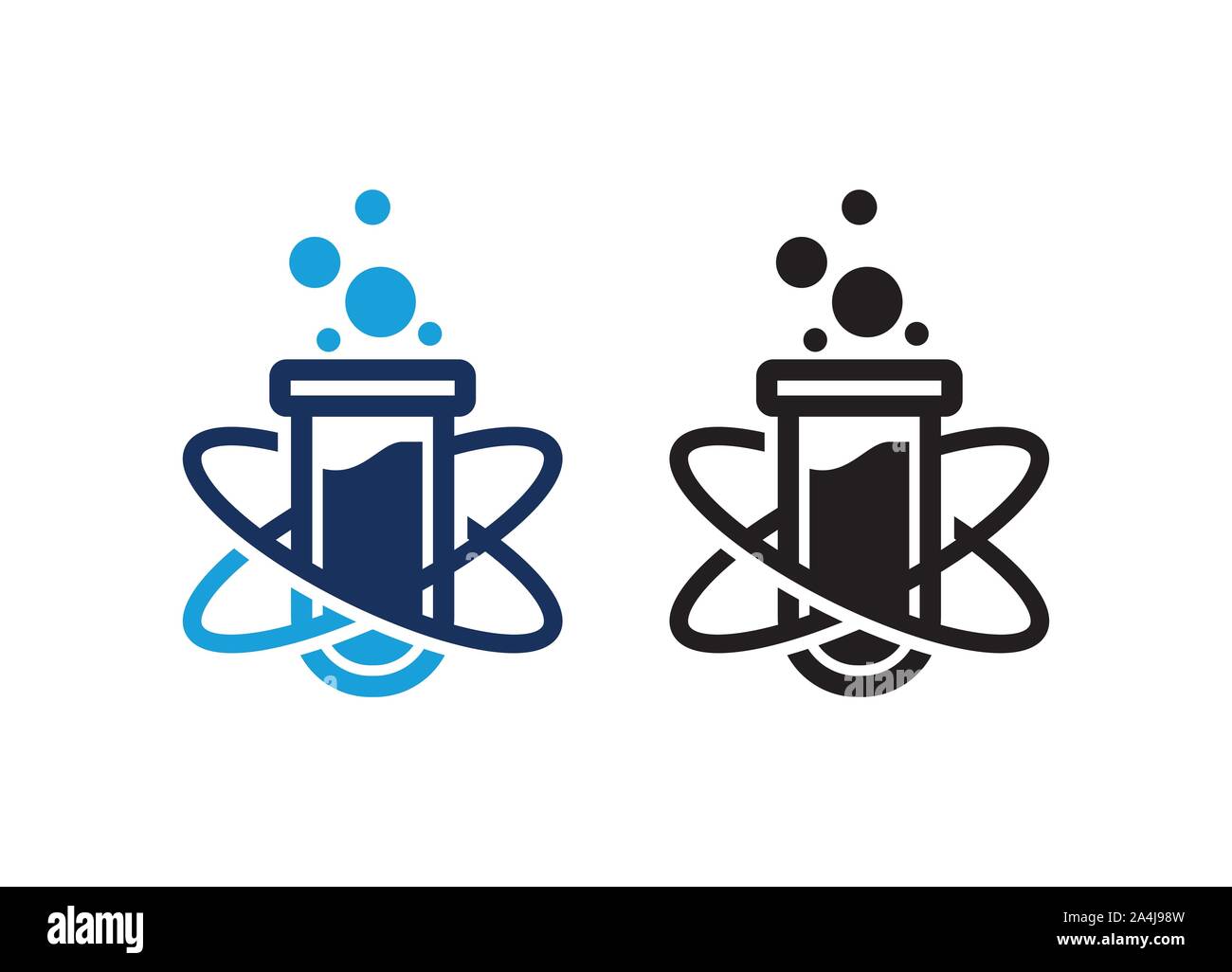 Modèle de conception de logo de laboratoire, Laboratoire d'illustration vectorielle logo design. Illustration de Vecteur