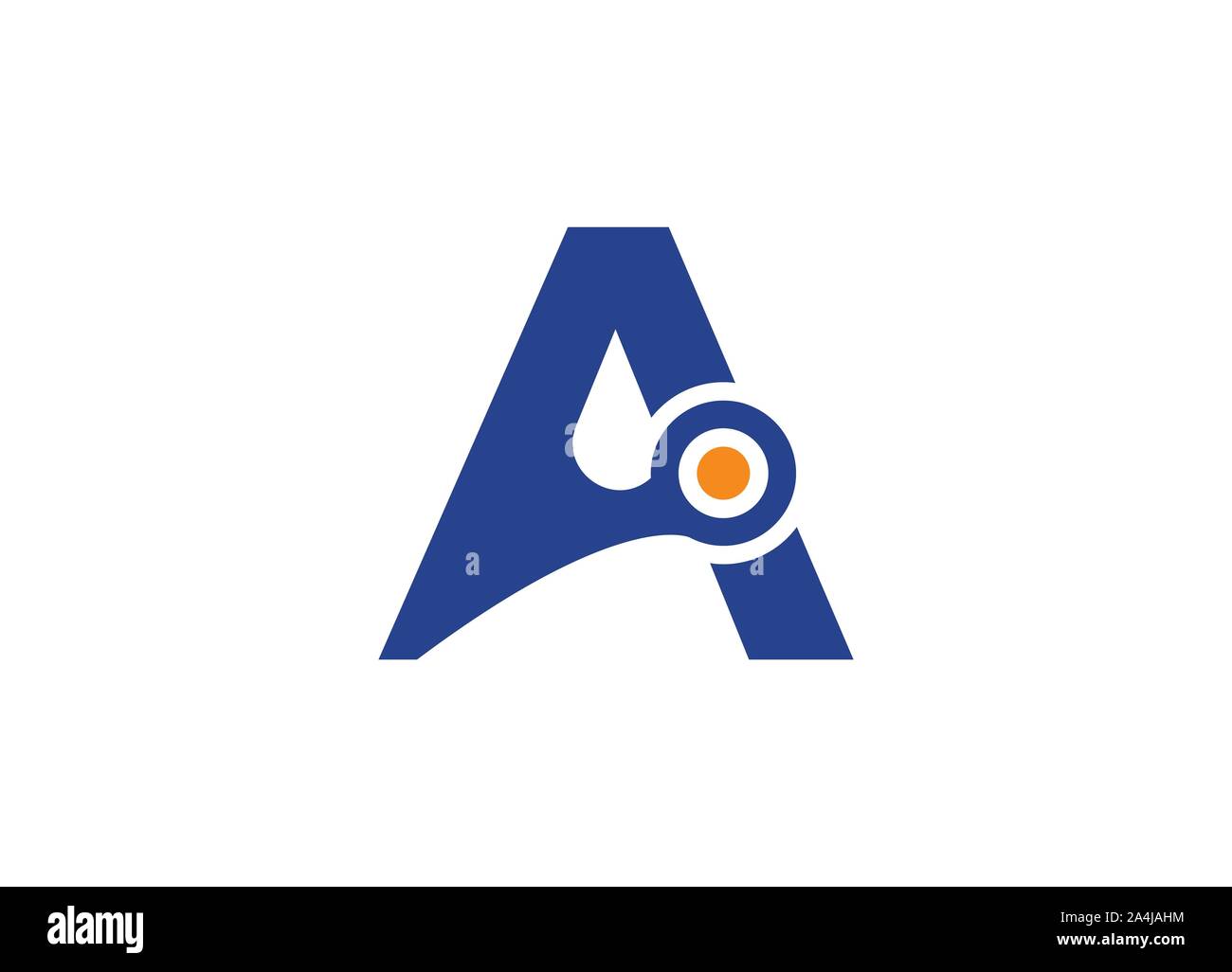 Lettre d'un logo design avec la technologie sign Illustration de Vecteur