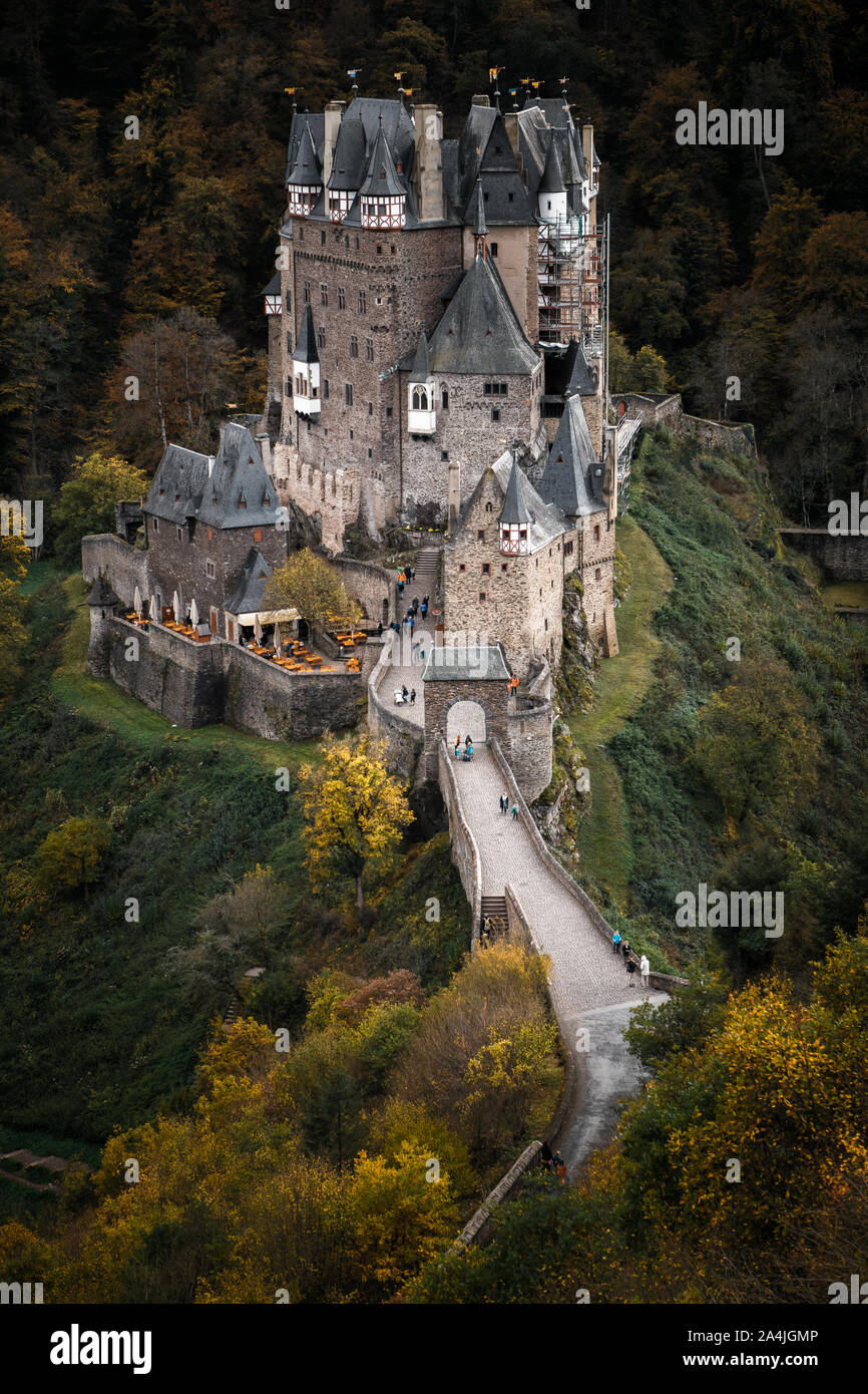 Le château de Burg Eltz en Allemagne Banque D'Images
