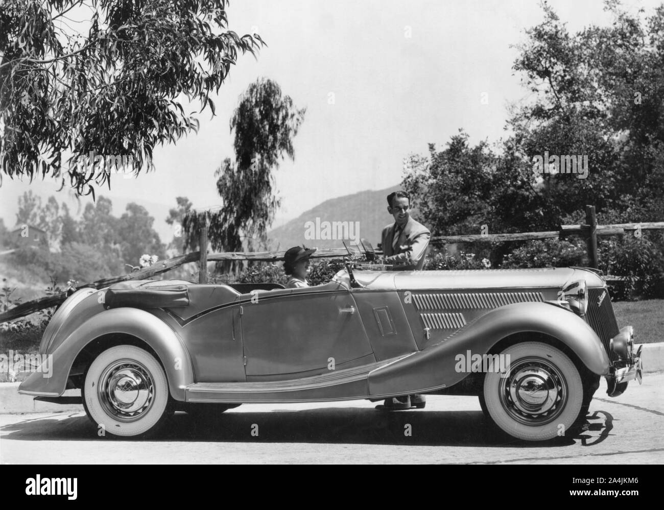 1936 Ford V8 Jensen modèle 68. Banque D'Images