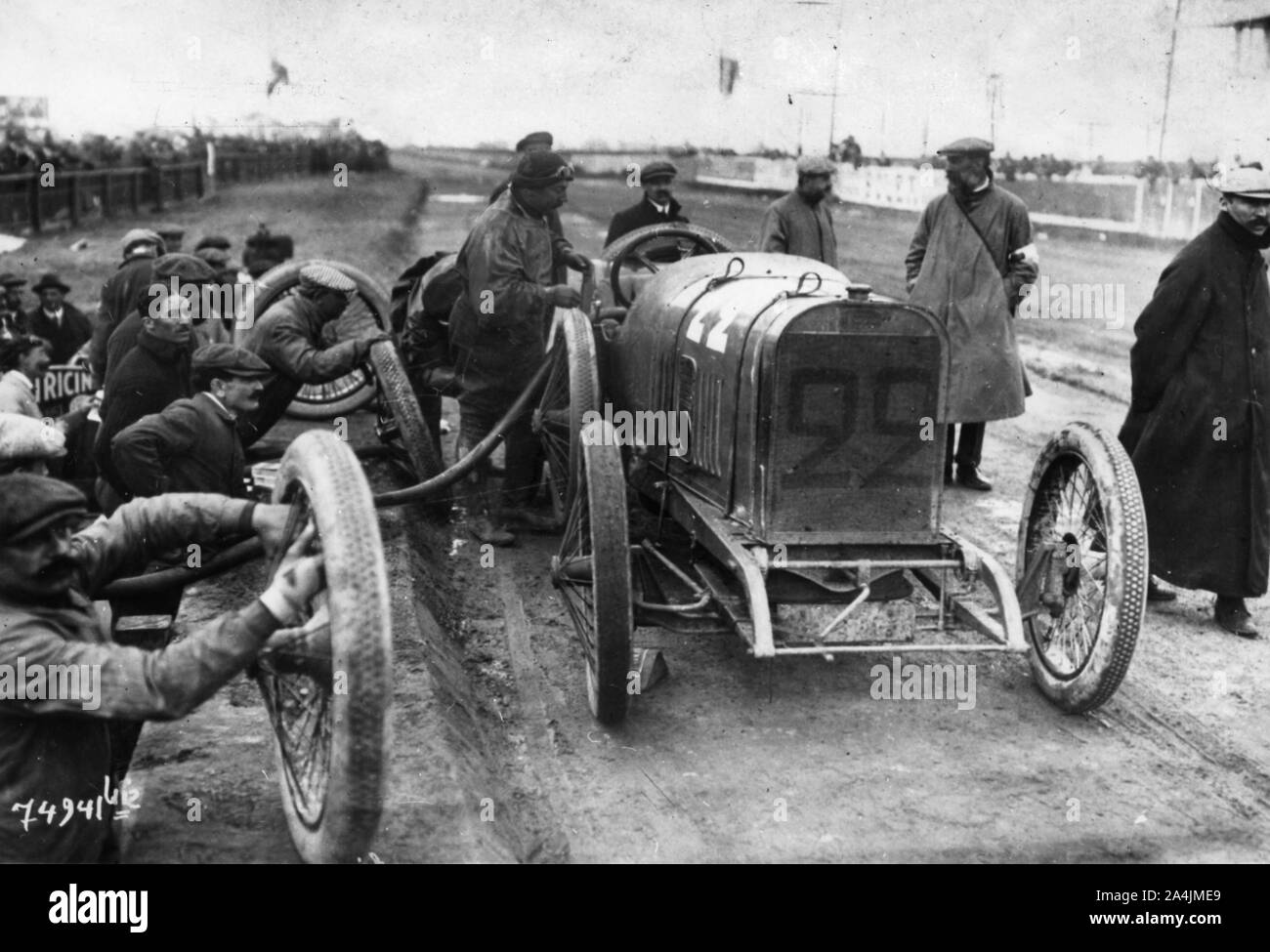 1912 Peugeot 2 litre Coupe de l'auto, Thomas. Banque D'Images