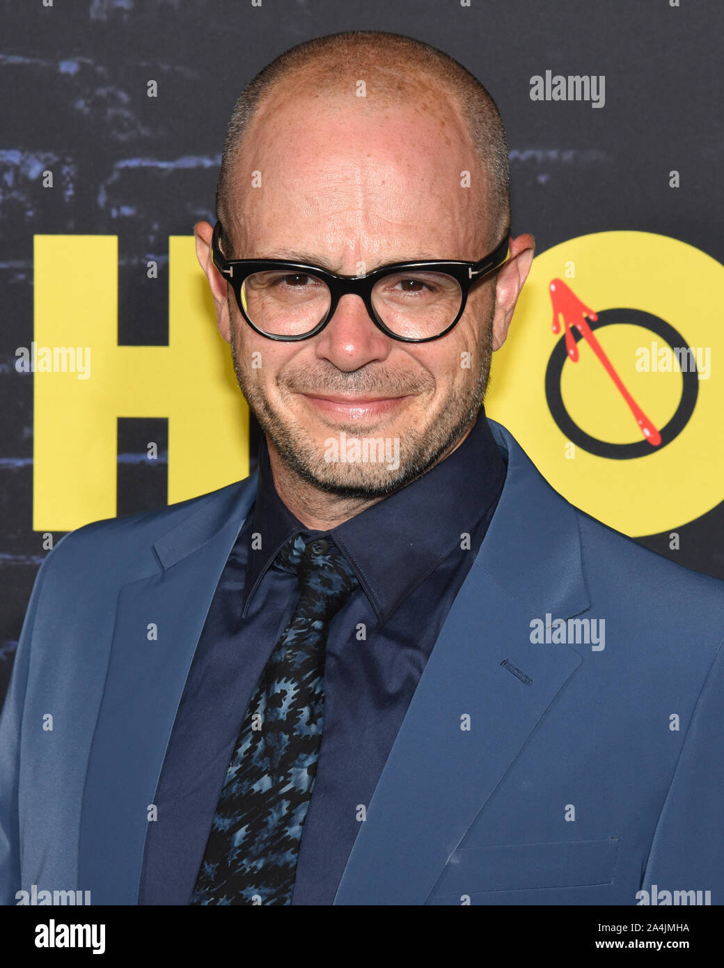 14 octobre 2019, Hollywood, Californie, USA : Damon Lindelof assiste à la première de la série de HBO Watchmen. (Crédit Image : © ZUMA/Bennight Billy sur le fil) Banque D'Images