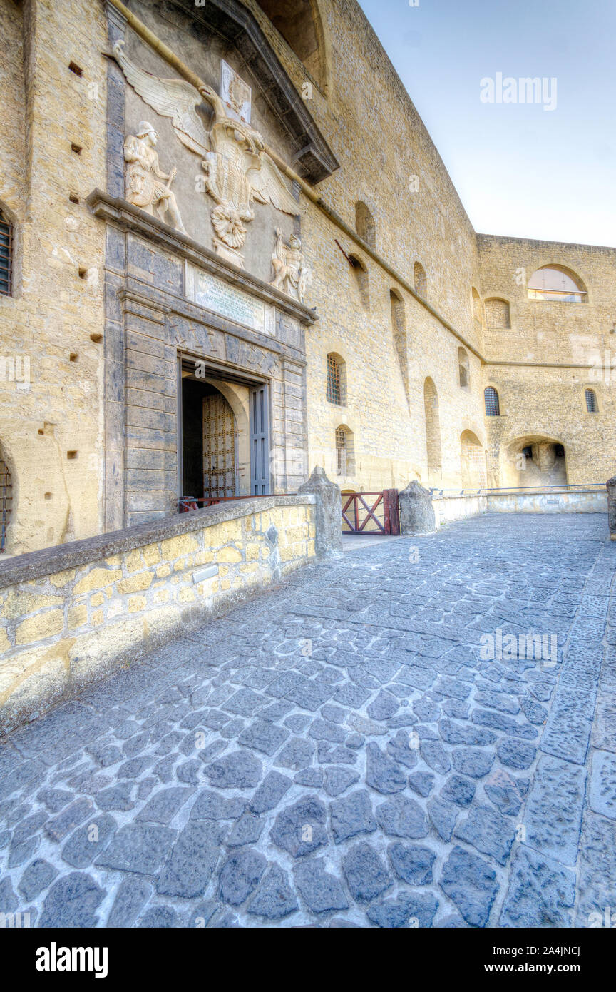 L'Italie, Campanie, Naples, Castel Sant'Elmo Banque D'Images