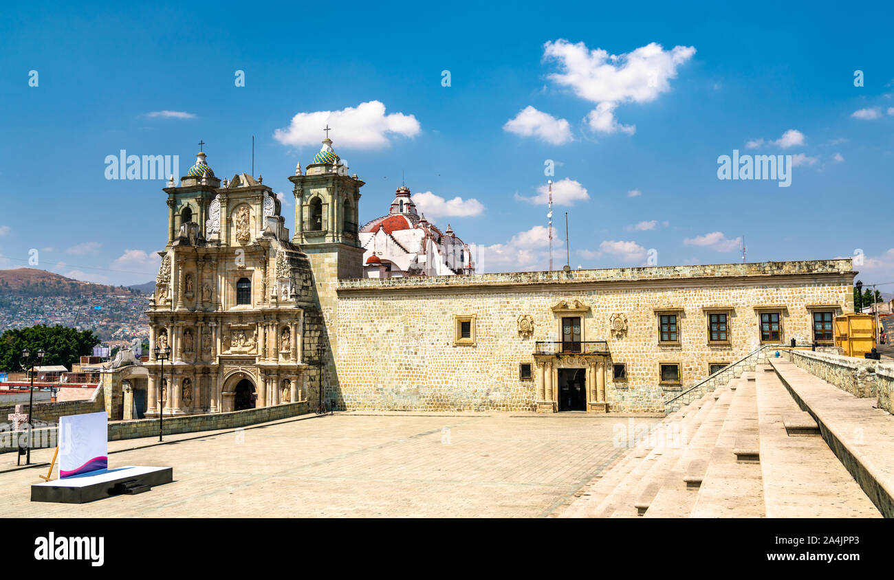 La basilique Notre Dame de la Solitude à Oaxaca de Juarez, Mexique Banque D'Images