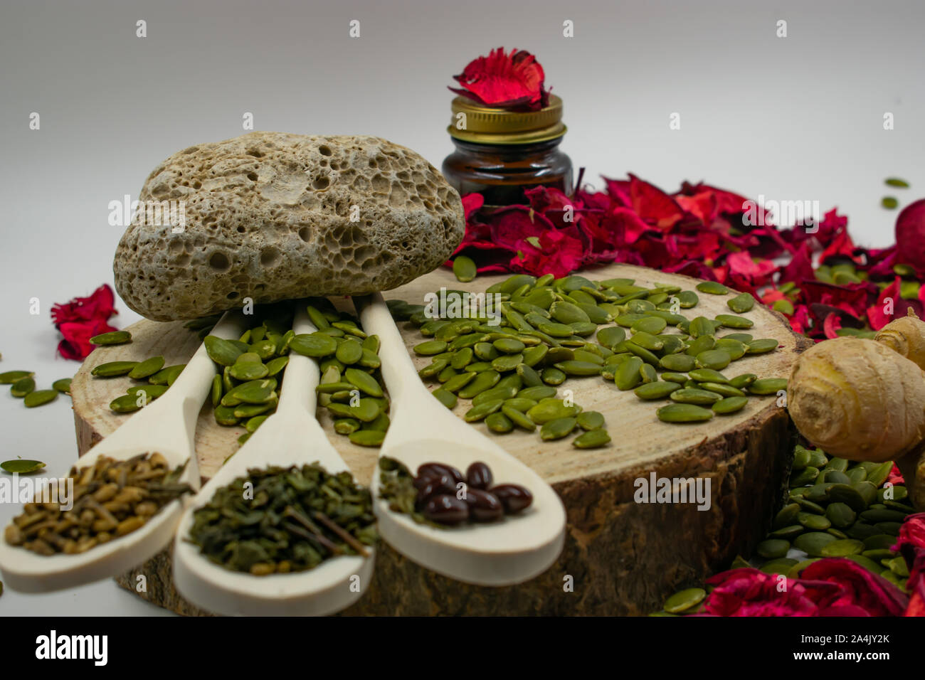 Les herbes de la médecine traditionnelle, la naturopathie Banque D'Images