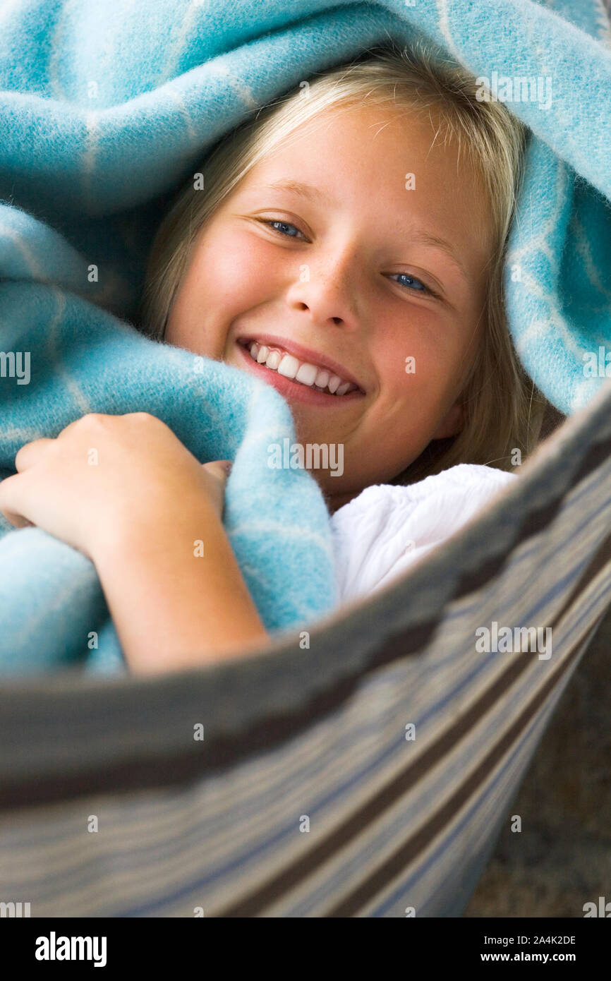 Smiling girl - portrait Banque D'Images