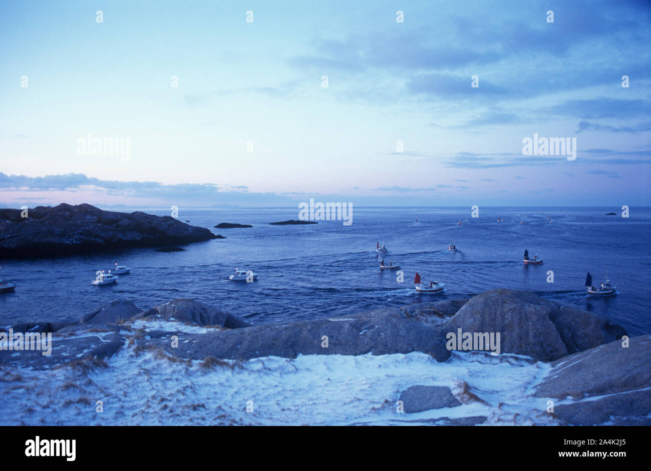 En 0500 le matin Banque D'Images