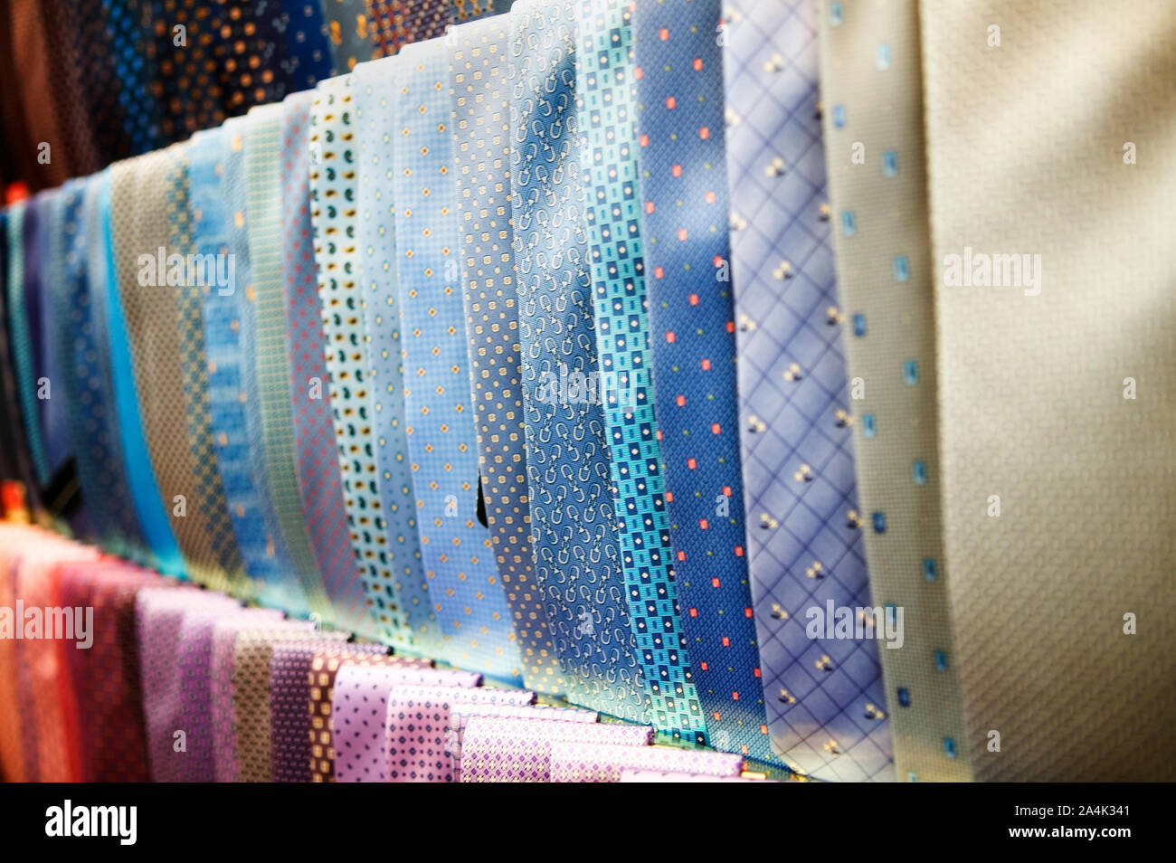 Des cravates à l'aéroport d'Oslo Gardermoen Banque D'Images