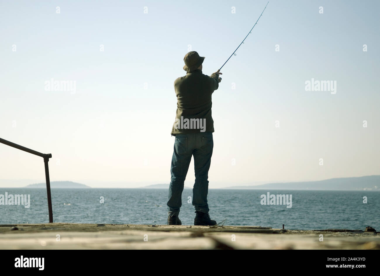 La pêche de loisirs Banque D'Images