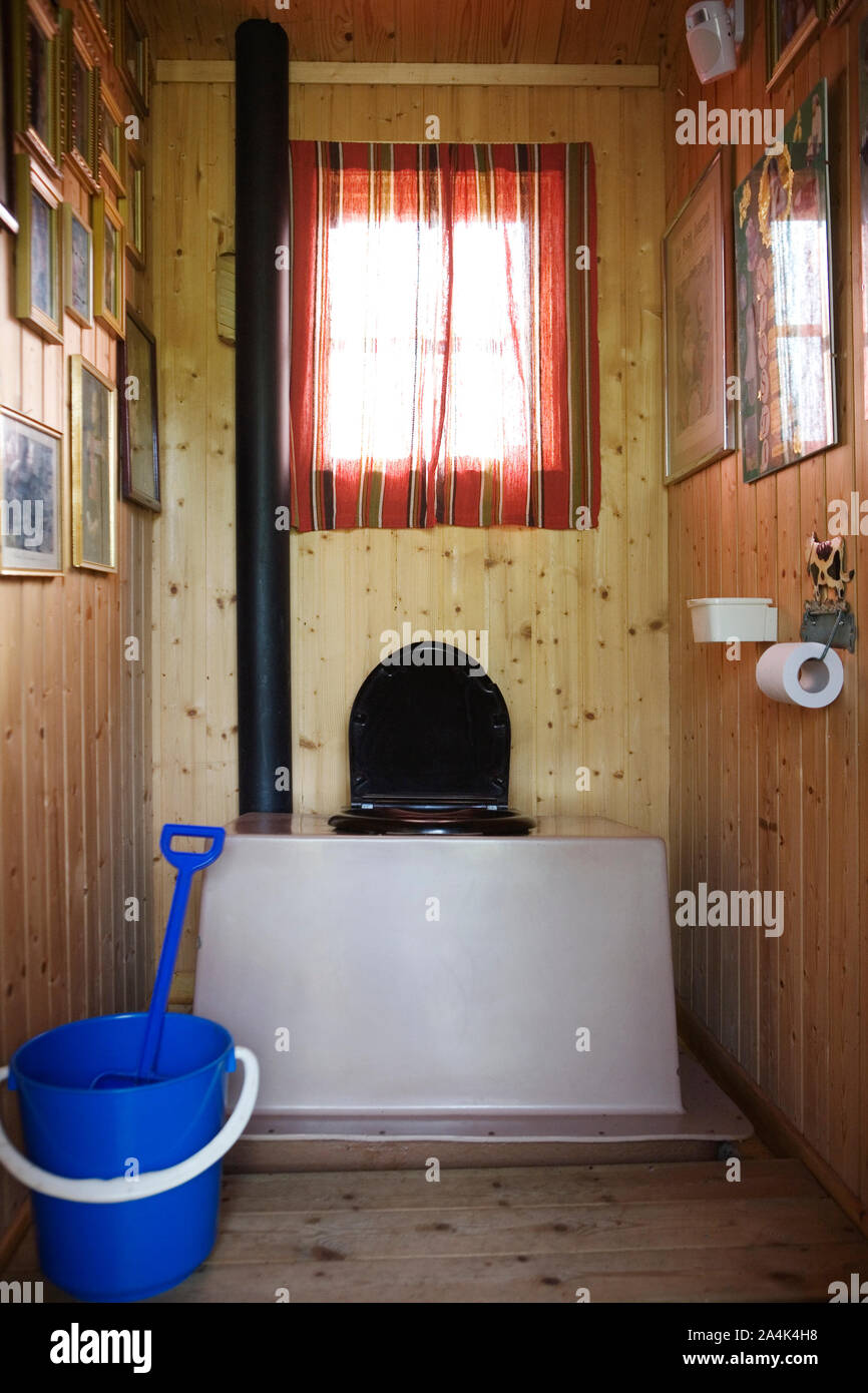 Cabine de douche en norvégien Banque D'Images