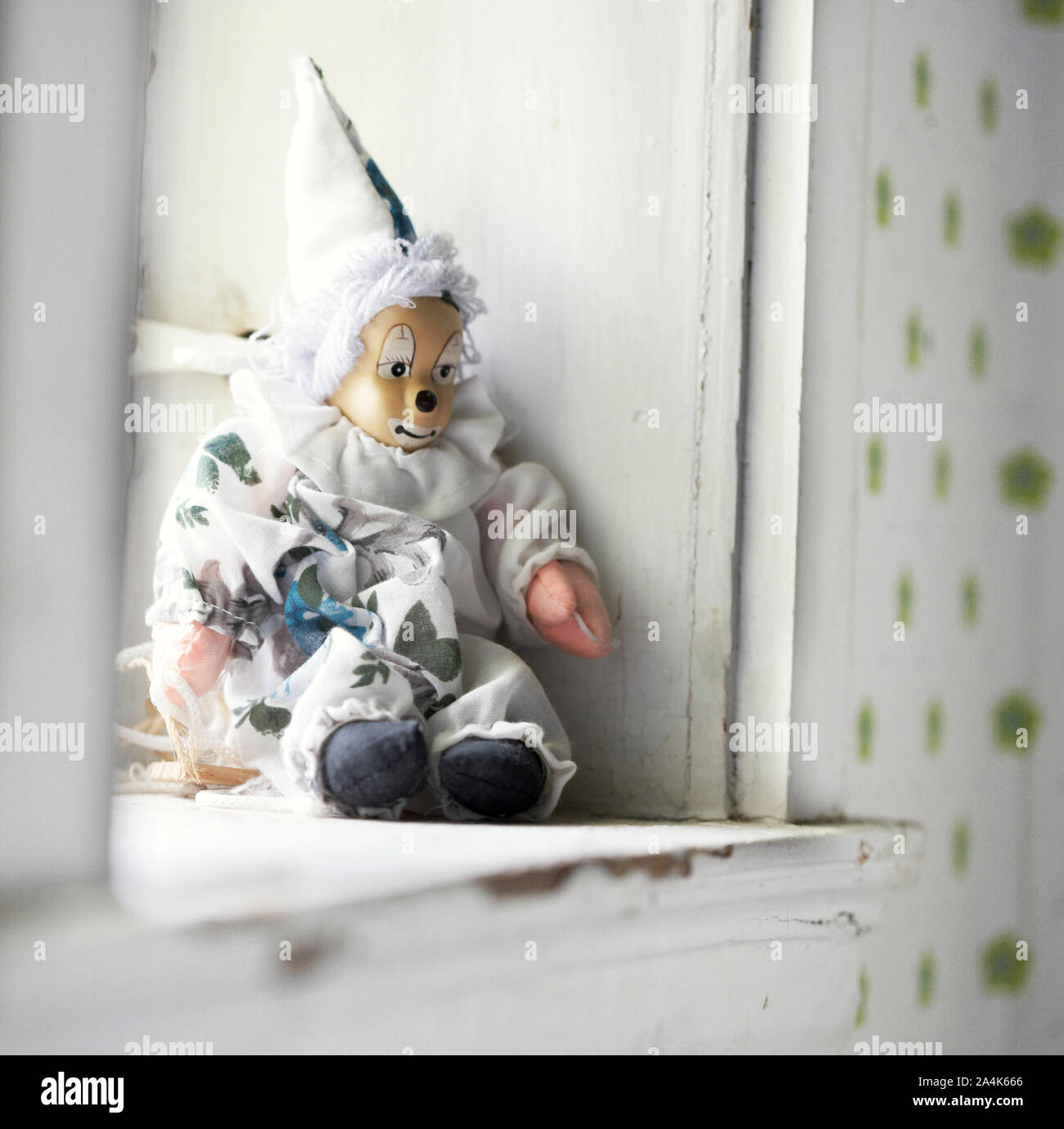 Clown triste Banque D'Images