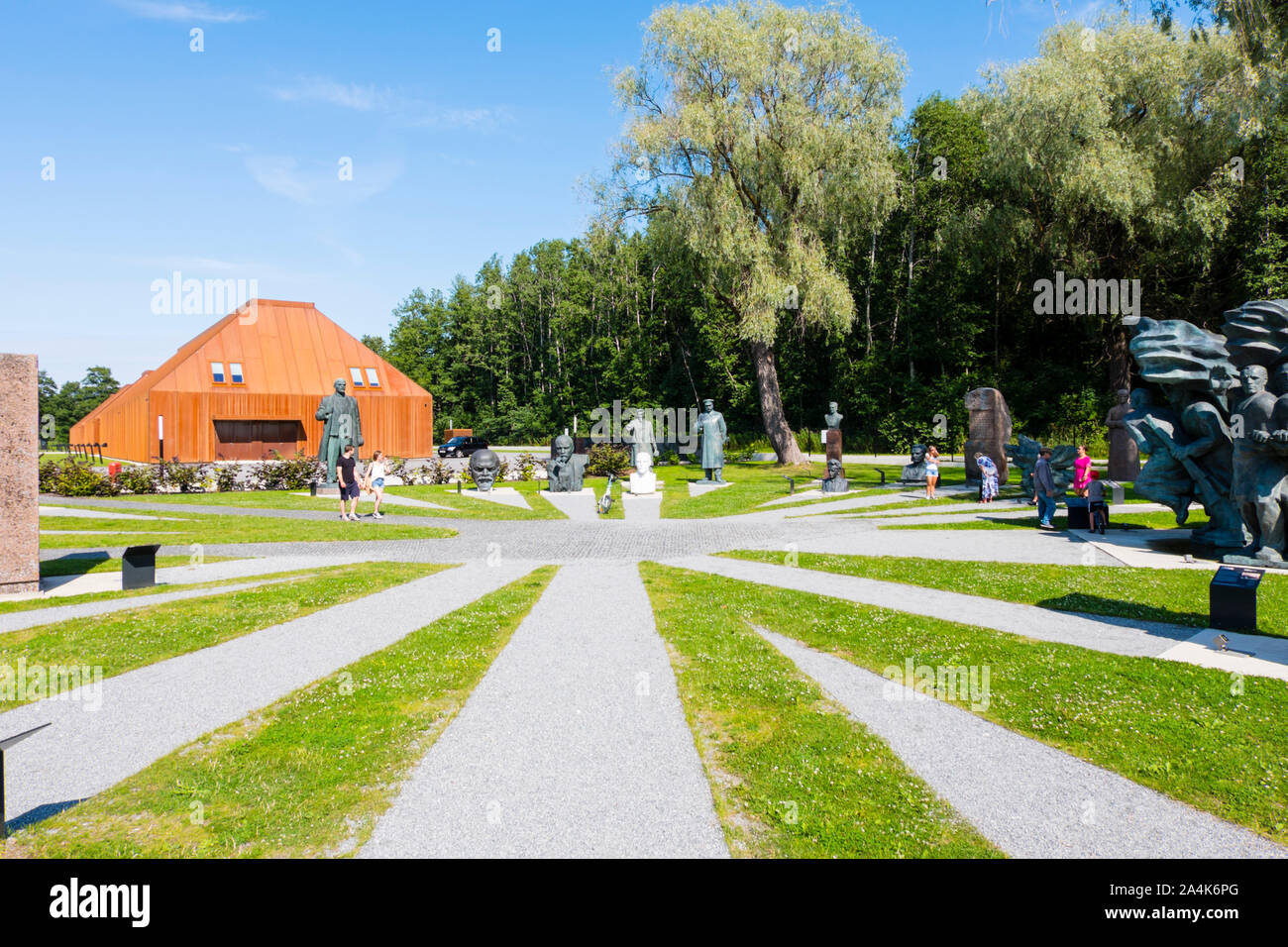 Parc monument soviétique, Maajamäe, Tallinn, Estonie Banque D'Images