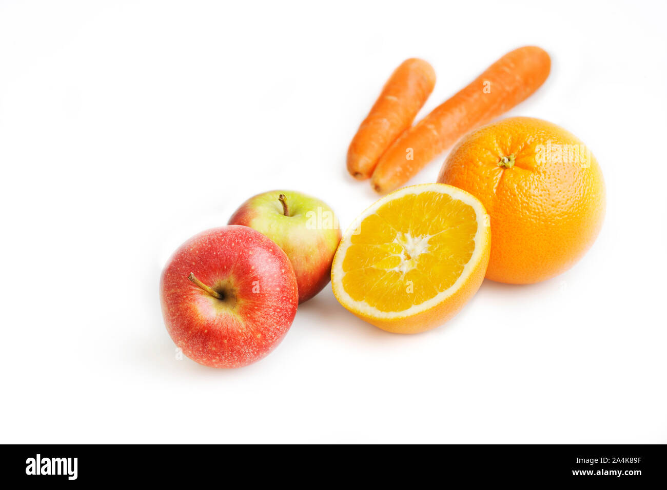Fruits et légumes colorés Banque D'Images
