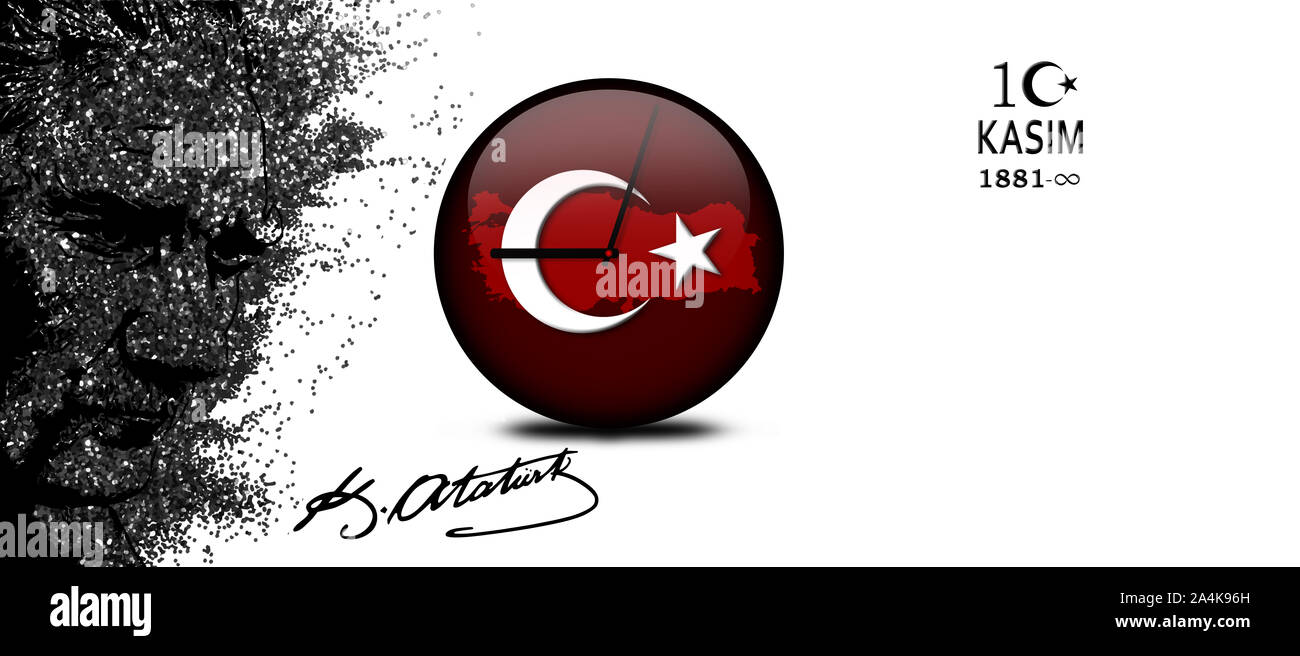 10 novembre KASIM Turquie YaST moment où nous avons cessé d'ancêtres qu'il a perdu Banque D'Images