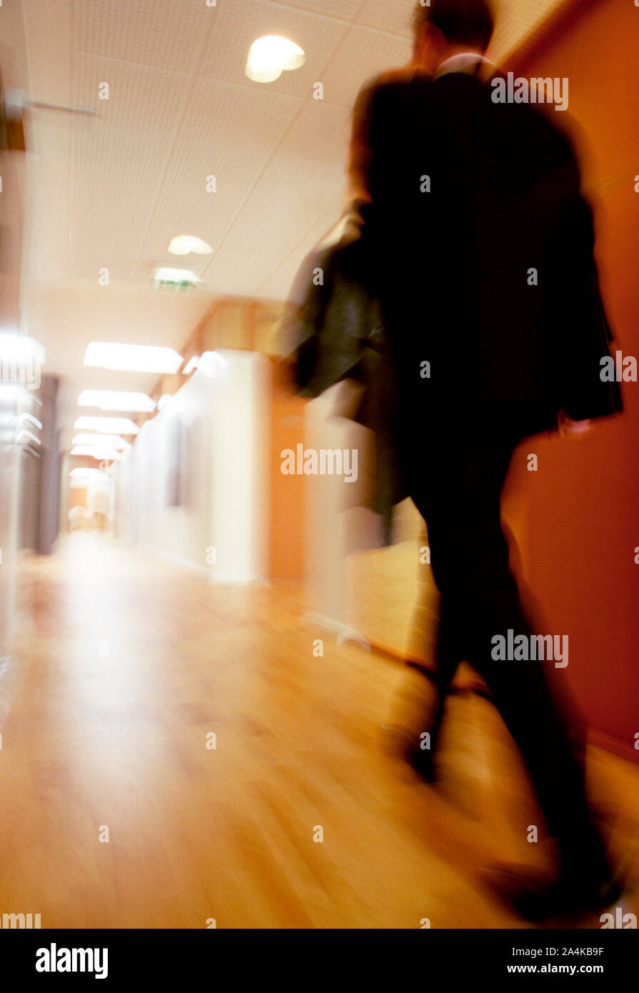 L'homme dans un bureau Banque D'Images