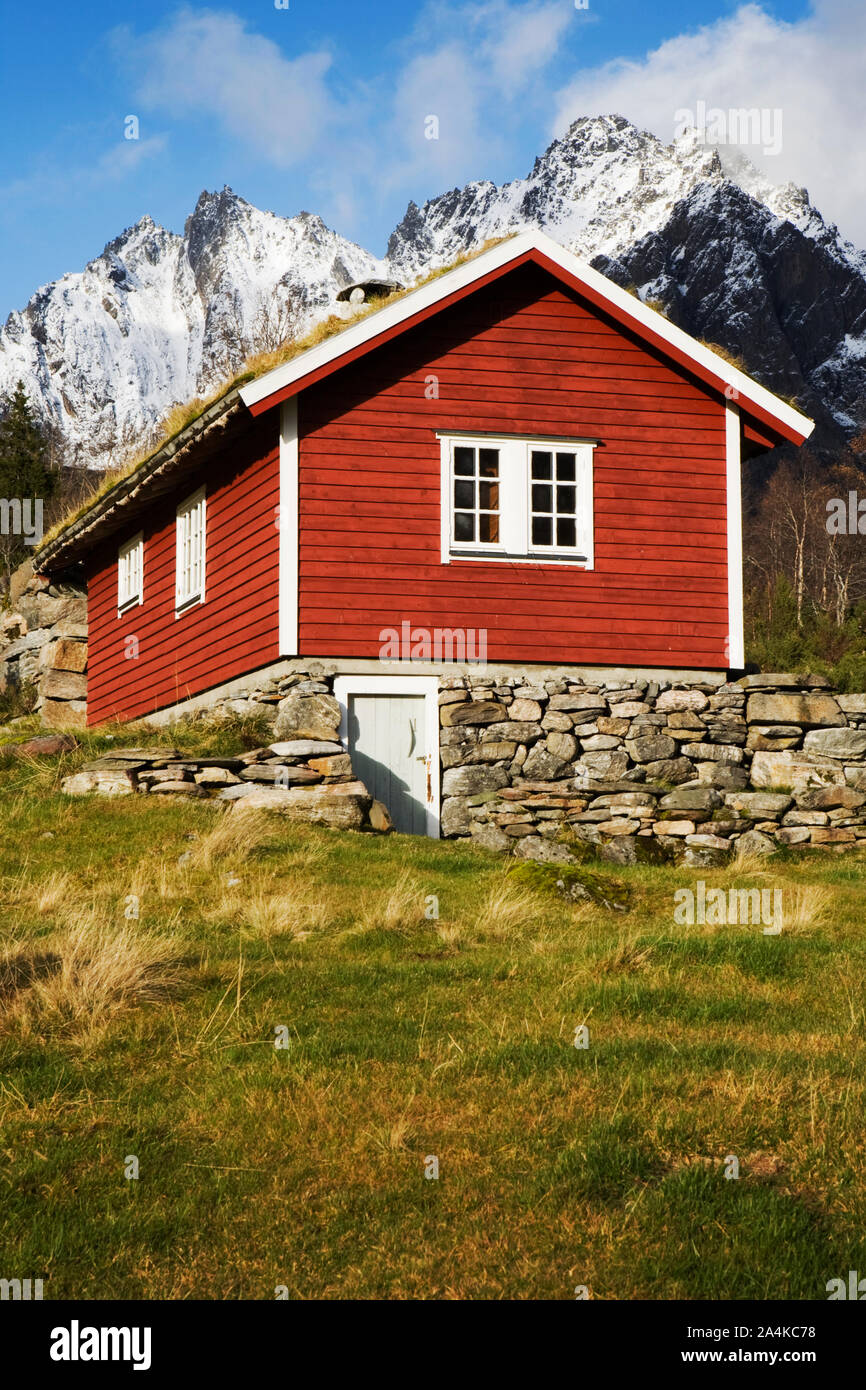 Summerfarm Myklebustsetra appelé Banque D'Images