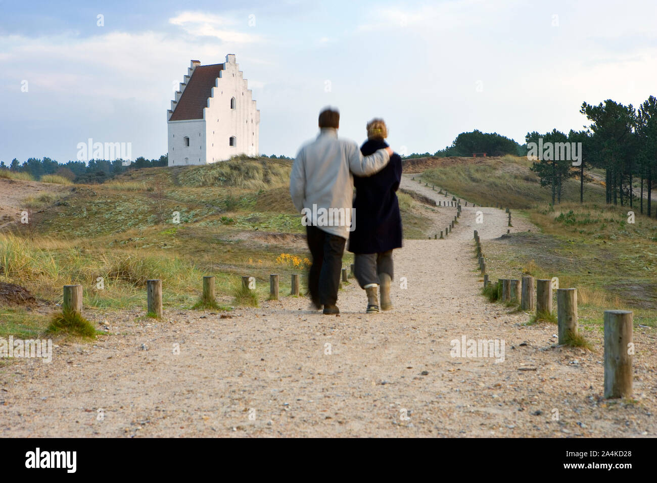 Sct. Laurentii Église à Skagen Banque D'Images