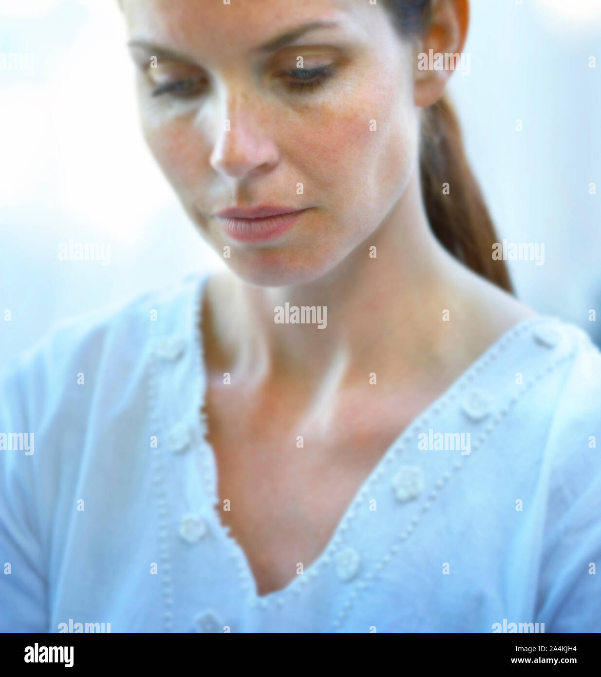 Regardant vers le bas Banque D'Images