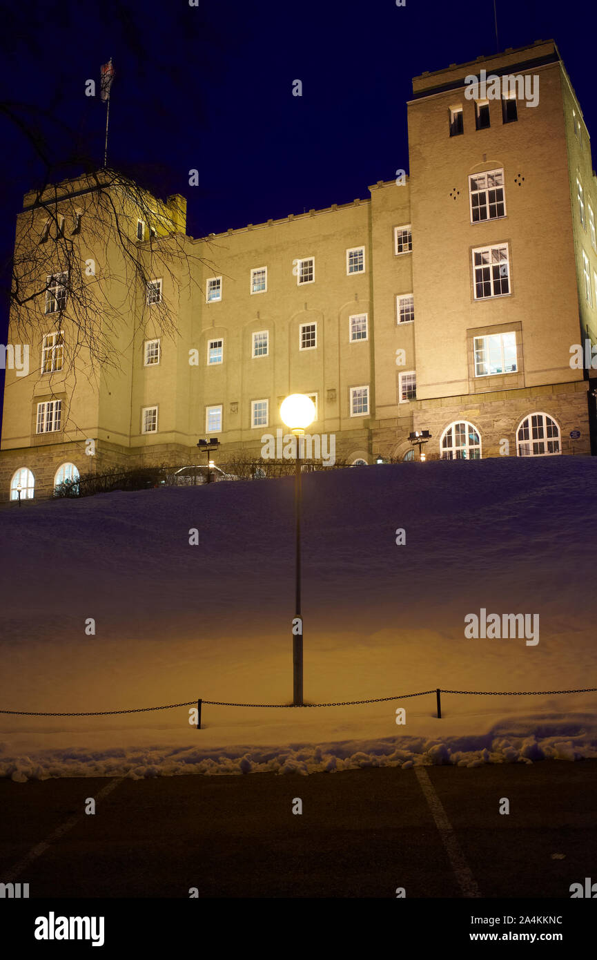 L'ancien collège nautique à Ekeberg, Oslo Banque D'Images