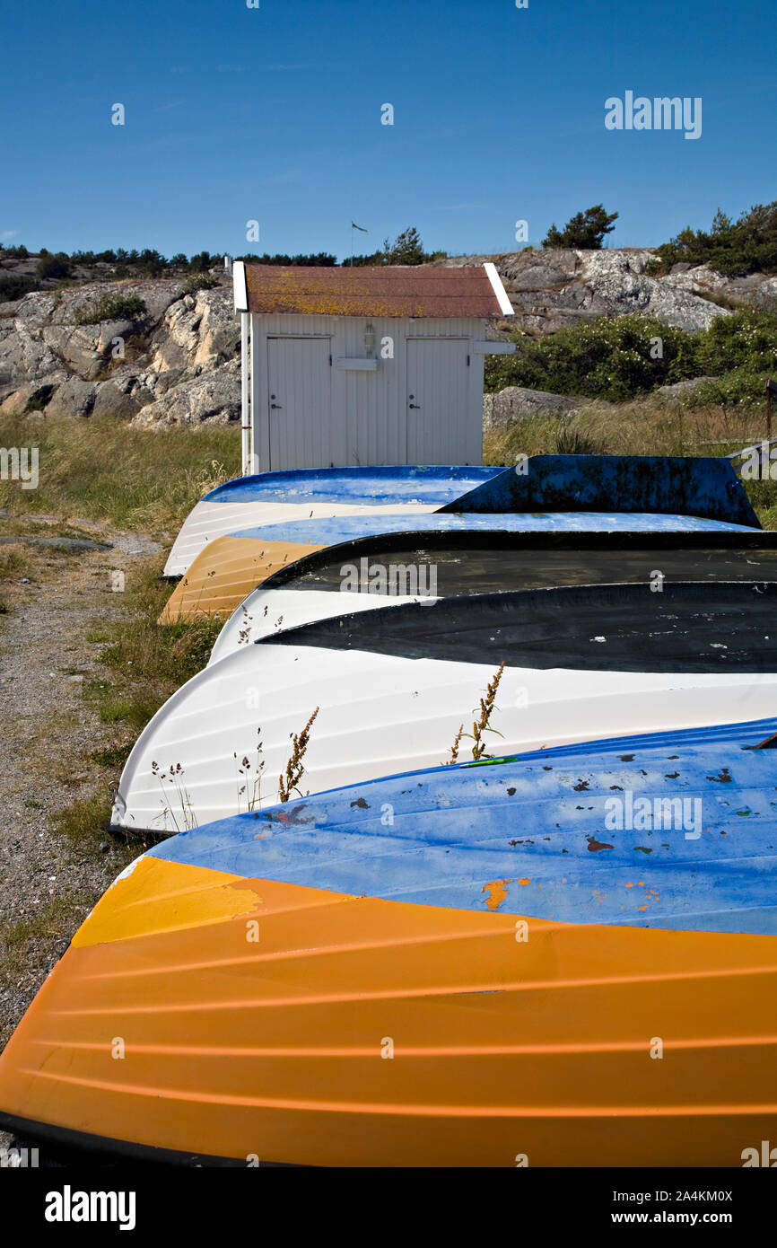 Bateaux dans Sørlandet Banque D'Images