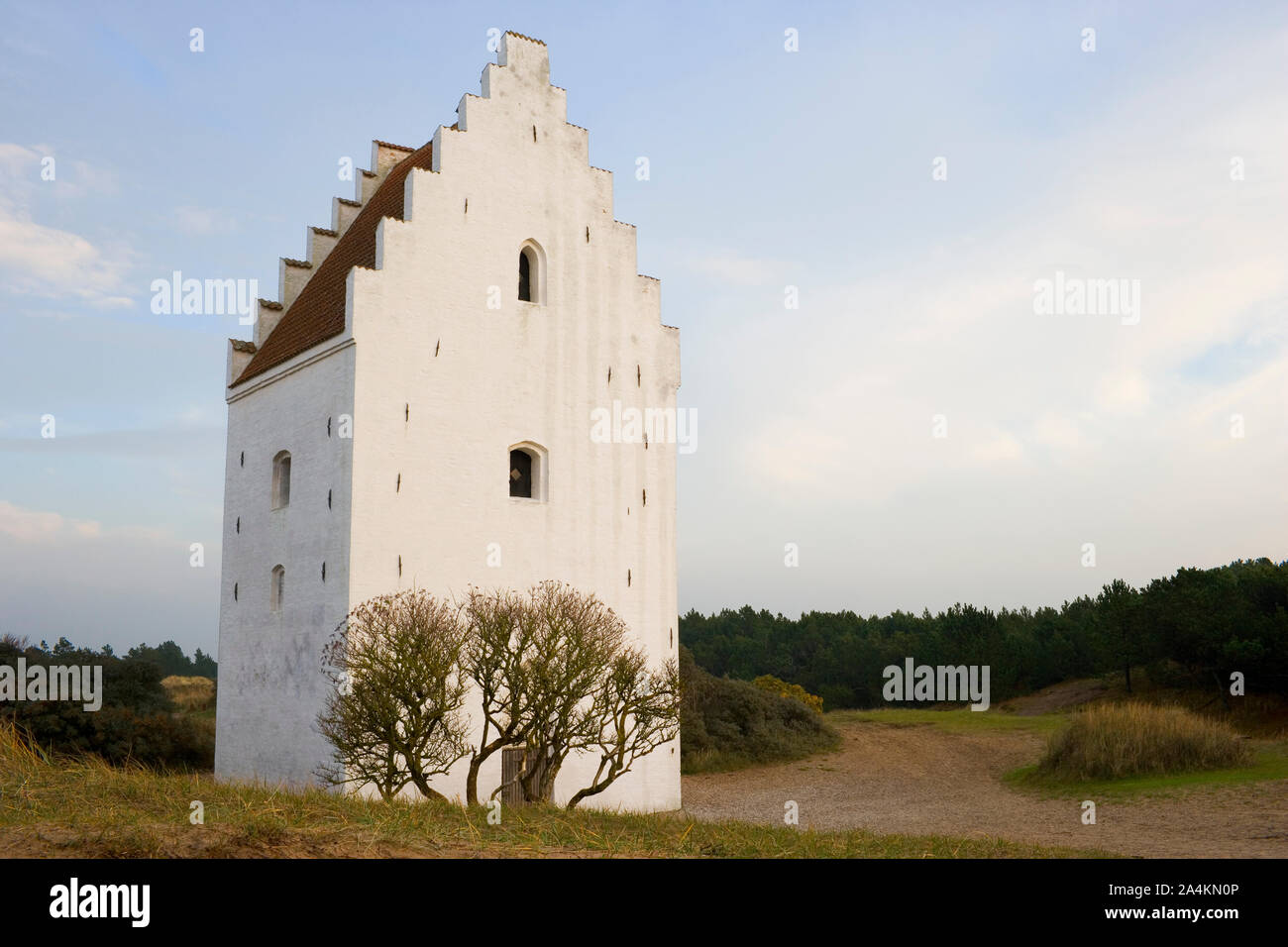 Sct. Laurentii Église à Skagen Banque D'Images