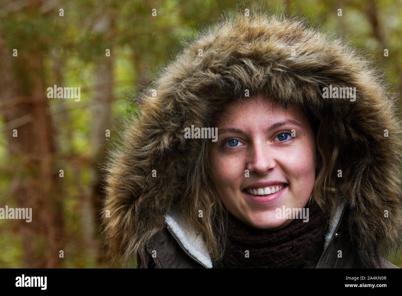 Smiling girl - portrait Banque D'Images