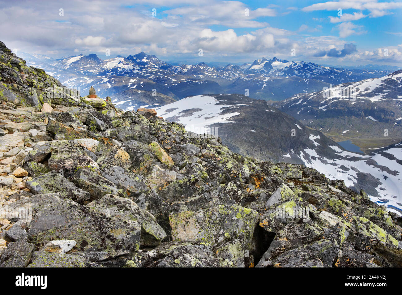 Zone de montagne Jotunheimen, Norvège Banque D'Images