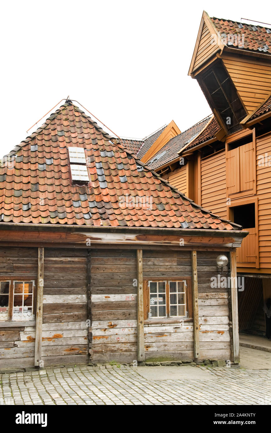 Bryggen à Bergen Banque D'Images